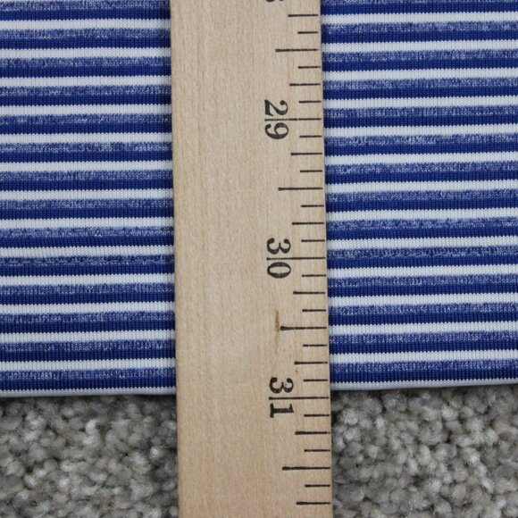 Cutter & Buck Polo Shirt Mens XL Blue/White Stretch S/S Golf Torrey Pines Logo - Picture 13 of 14